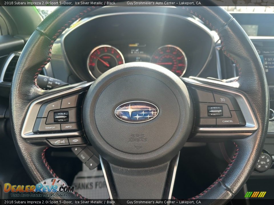 2018 Subaru Impreza 2.0i Sport 5-Door Steering Wheel Photo #9