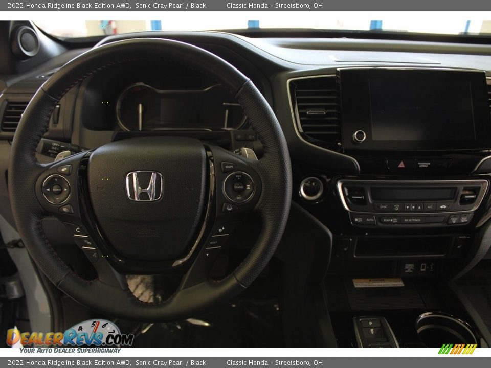 2022 Honda Ridgeline Black Edition AWD Sonic Gray Pearl / Black Photo #19