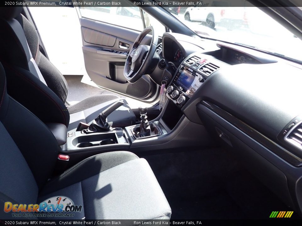 2020 Subaru WRX Premium Crystal White Pearl / Carbon Black Photo #10