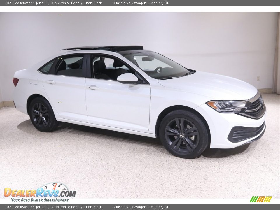 Oryx White Pearl 2022 Volkswagen Jetta SE Photo #1