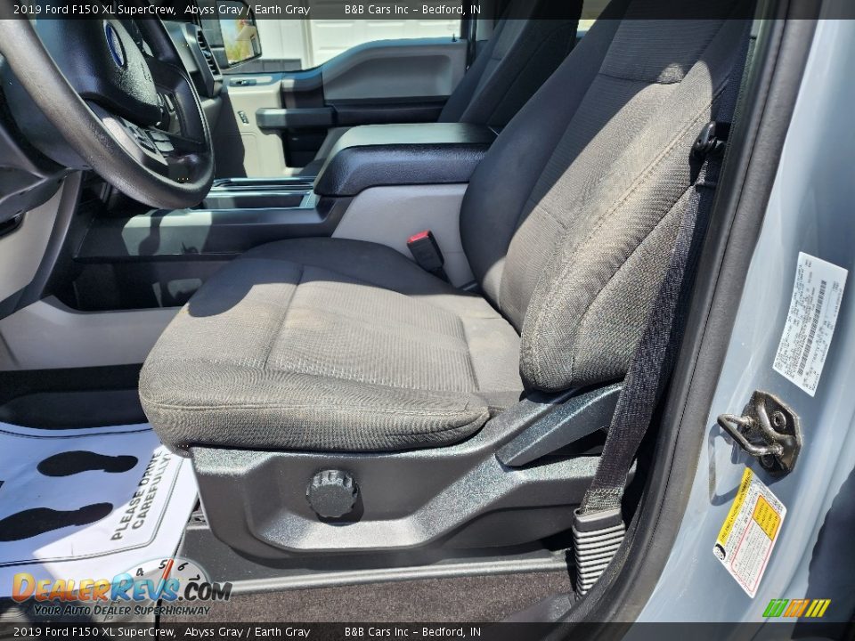 2019 Ford F150 XL SuperCrew Abyss Gray / Earth Gray Photo #11