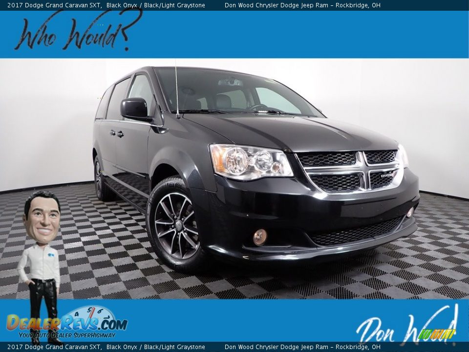 2017 Dodge Grand Caravan SXT Black Onyx / Black/Light Graystone Photo #1