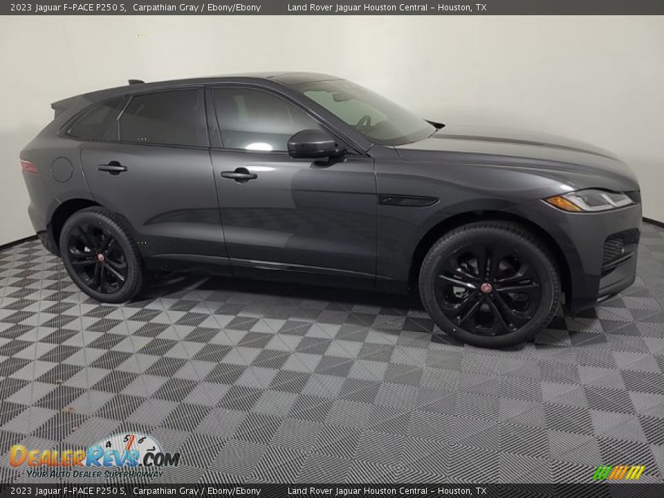 2023 Jaguar F-PACE P250 S Carpathian Gray / Ebony/Ebony Photo #11