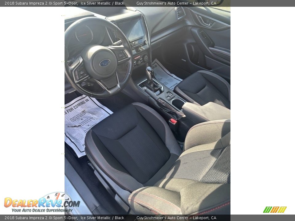 Front Seat of 2018 Subaru Impreza 2.0i Sport 5-Door Photo #13