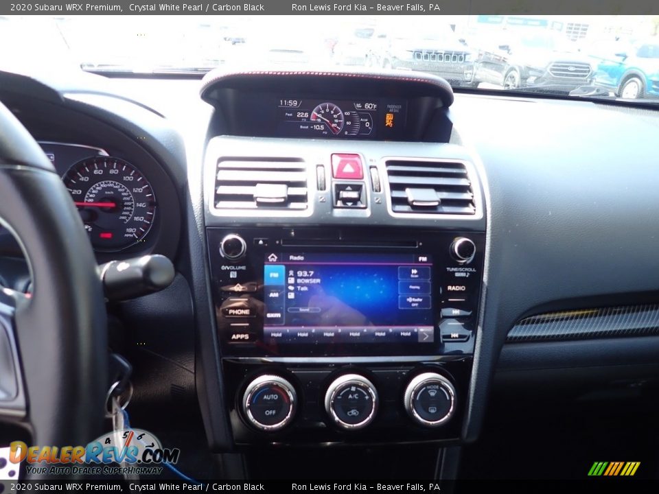 Controls of 2020 Subaru WRX Premium Photo #14
