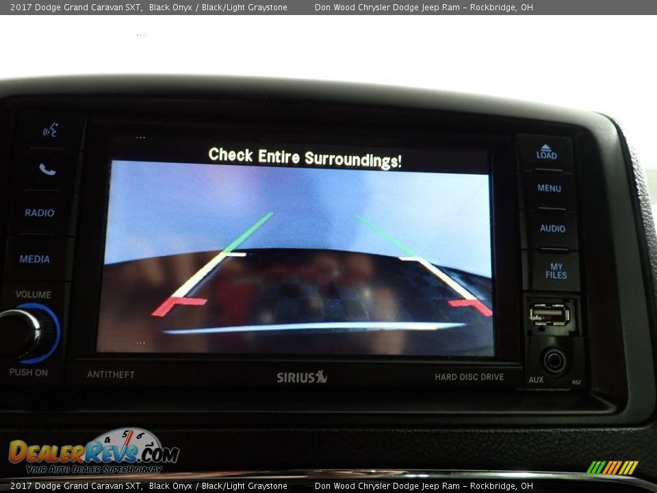 2017 Dodge Grand Caravan SXT Black Onyx / Black/Light Graystone Photo #3