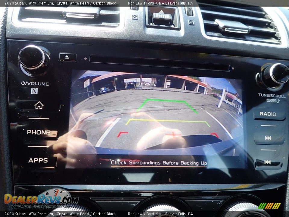 2020 Subaru WRX Premium Crystal White Pearl / Carbon Black Photo #15