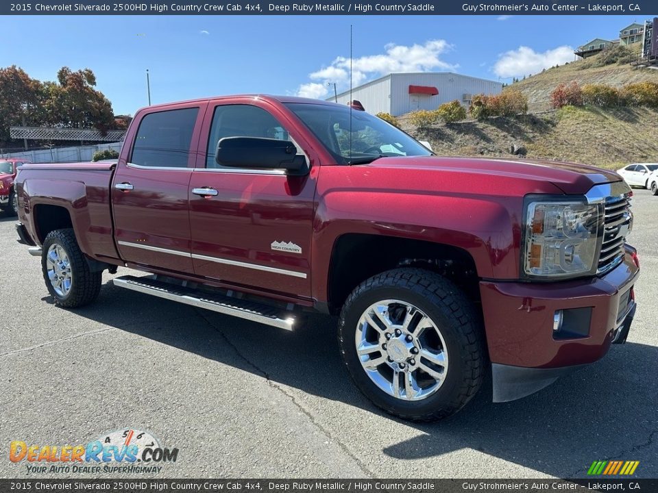 Deep Ruby Metallic 2015 Chevrolet Silverado 2500HD High Country Crew Cab 4x4 Photo #1