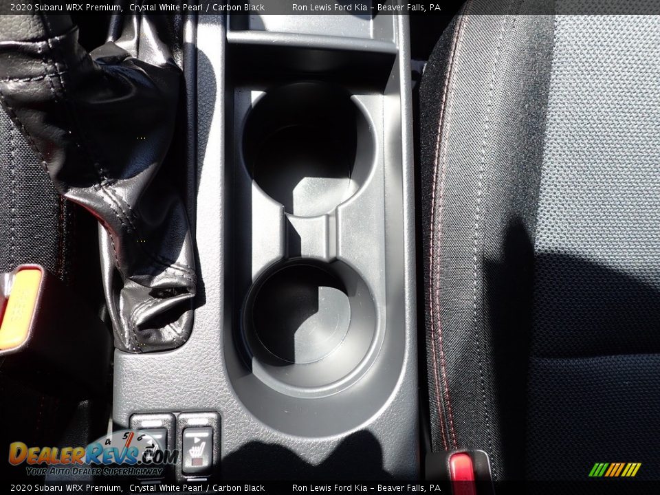 2020 Subaru WRX Premium Crystal White Pearl / Carbon Black Photo #17