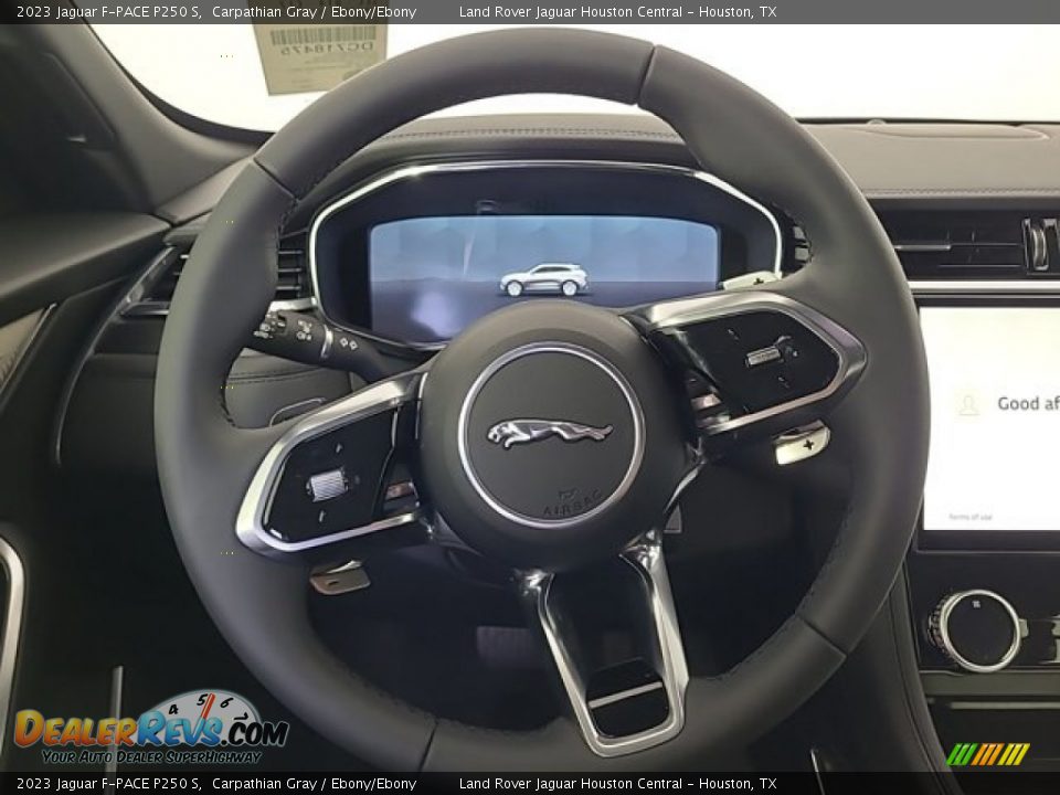 2023 Jaguar F-PACE P250 S Steering Wheel Photo #16