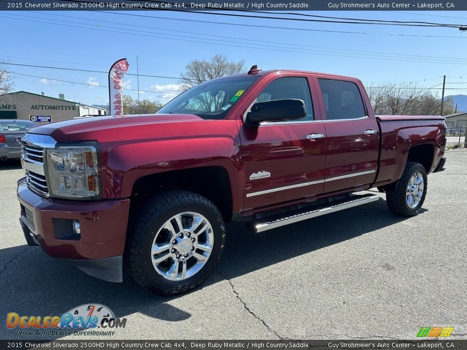 Front 3/4 View of 2015 Chevrolet Silverado 2500HD High Country Crew Cab 4x4 Photo #3