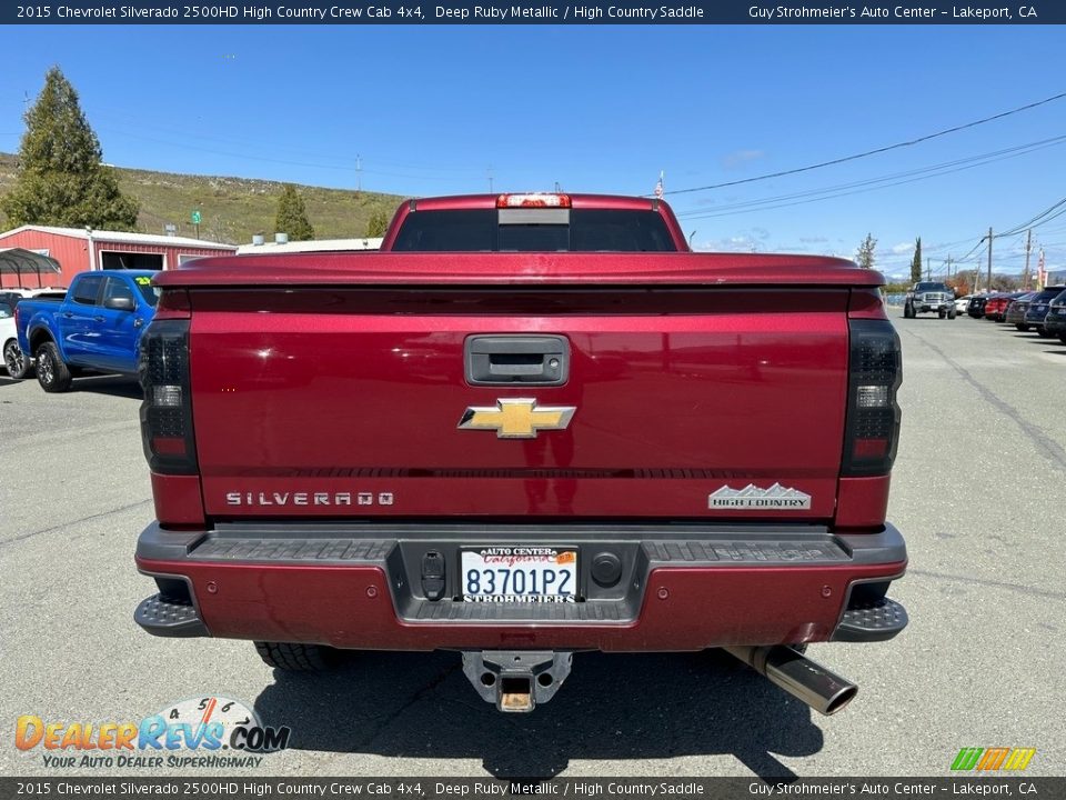 Deep Ruby Metallic 2015 Chevrolet Silverado 2500HD High Country Crew Cab 4x4 Photo #5