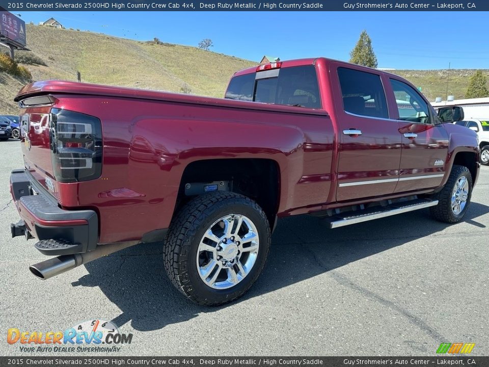 Deep Ruby Metallic 2015 Chevrolet Silverado 2500HD High Country Crew Cab 4x4 Photo #6