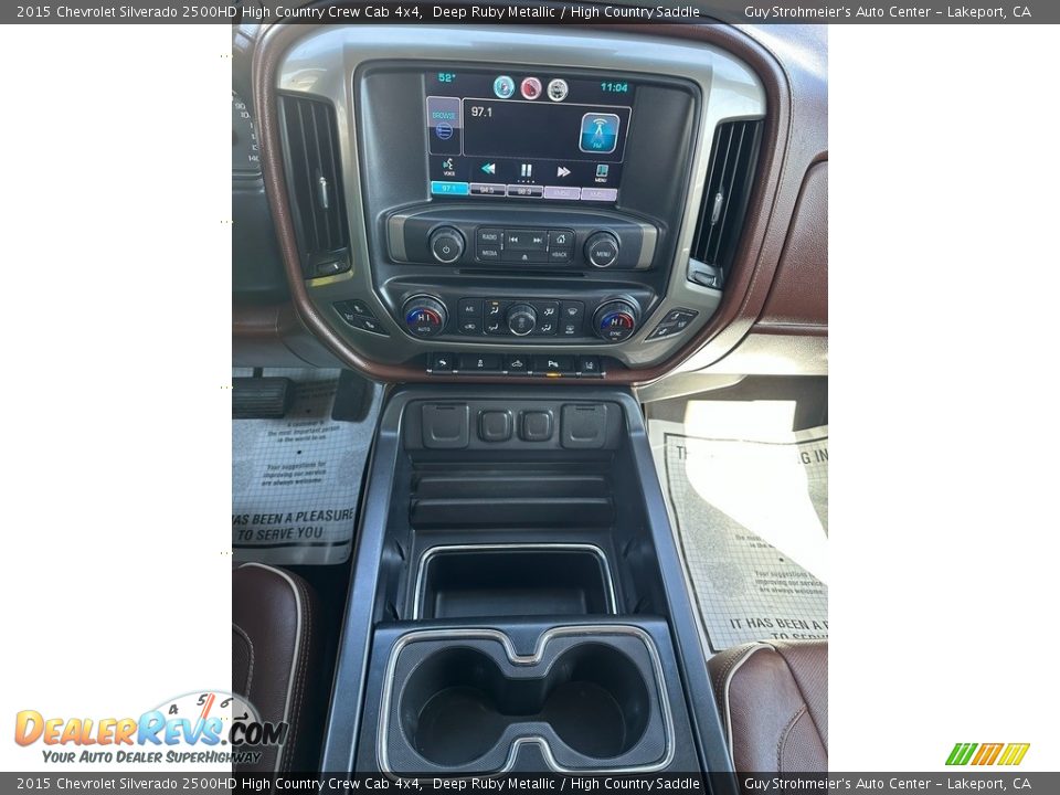 Controls of 2015 Chevrolet Silverado 2500HD High Country Crew Cab 4x4 Photo #8