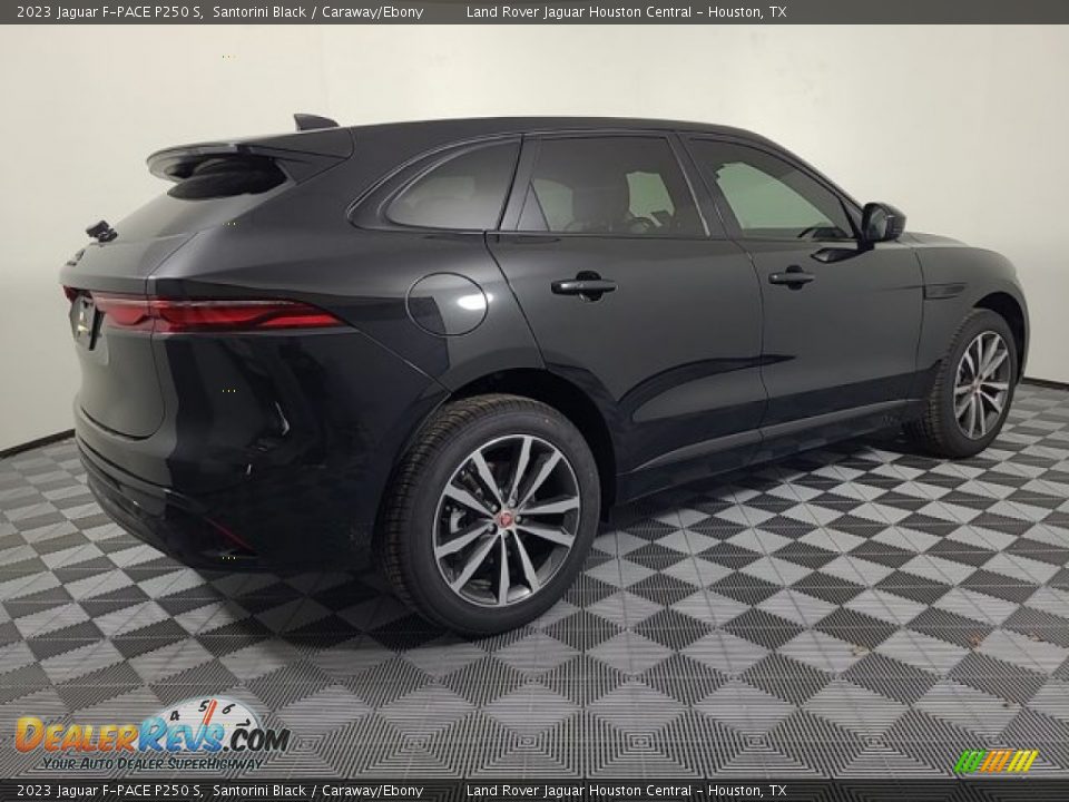 2023 Jaguar F-PACE P250 S Santorini Black / Caraway/Ebony Photo #2