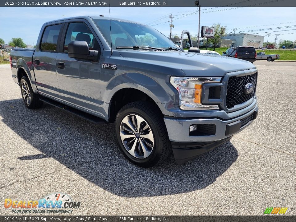 2019 Ford F150 XL SuperCrew Abyss Gray / Earth Gray Photo #24
