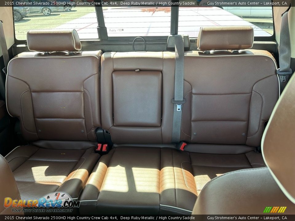 2015 Chevrolet Silverado 2500HD High Country Crew Cab 4x4 Deep Ruby Metallic / High Country Saddle Photo #13