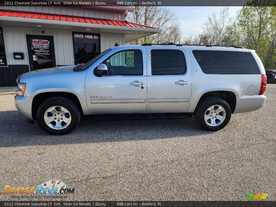 2012 Chevrolet Suburban LT 4x4 Silver Ice Metallic / Ebony Photo #1