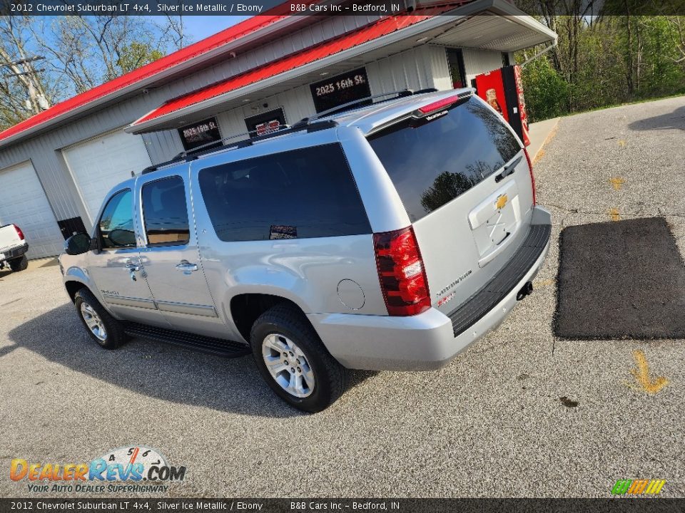 2012 Chevrolet Suburban LT 4x4 Silver Ice Metallic / Ebony Photo #2