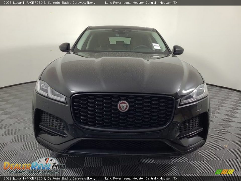 2023 Jaguar F-PACE P250 S Santorini Black / Caraway/Ebony Photo #8