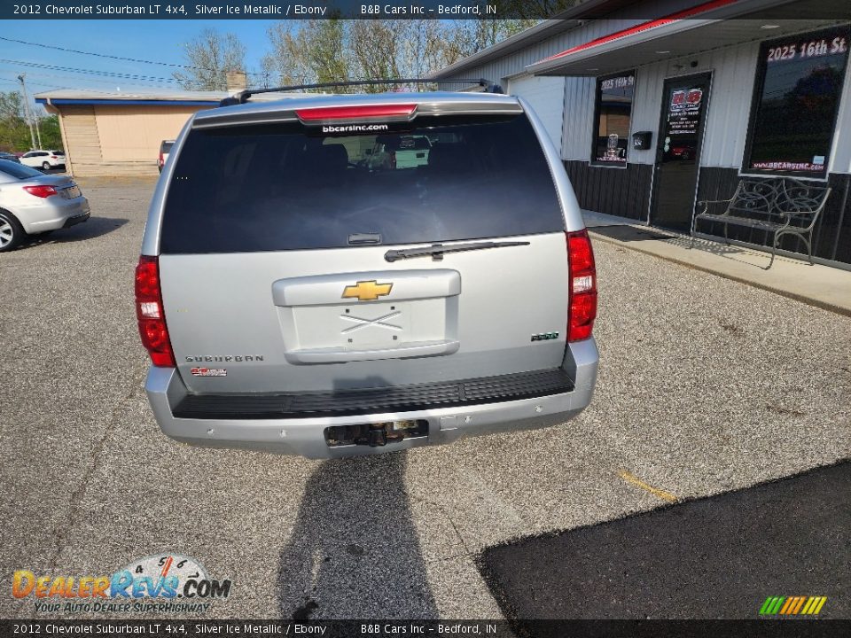 2012 Chevrolet Suburban LT 4x4 Silver Ice Metallic / Ebony Photo #3