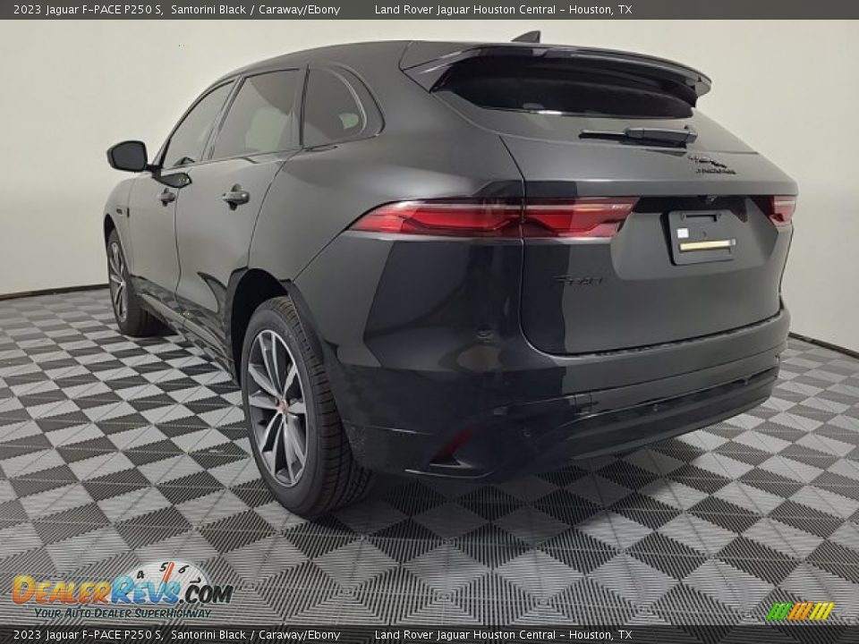 2023 Jaguar F-PACE P250 S Santorini Black / Caraway/Ebony Photo #10