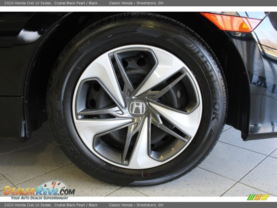 2020 Honda Civic LX Sedan Crystal Black Pearl / Black Photo #5