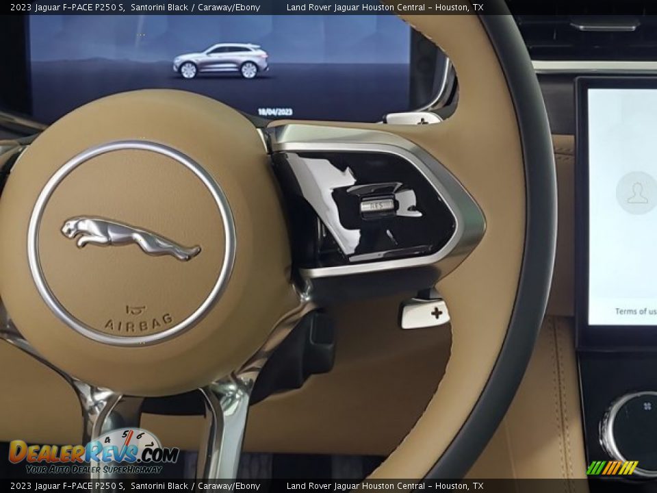 2023 Jaguar F-PACE P250 S Steering Wheel Photo #18