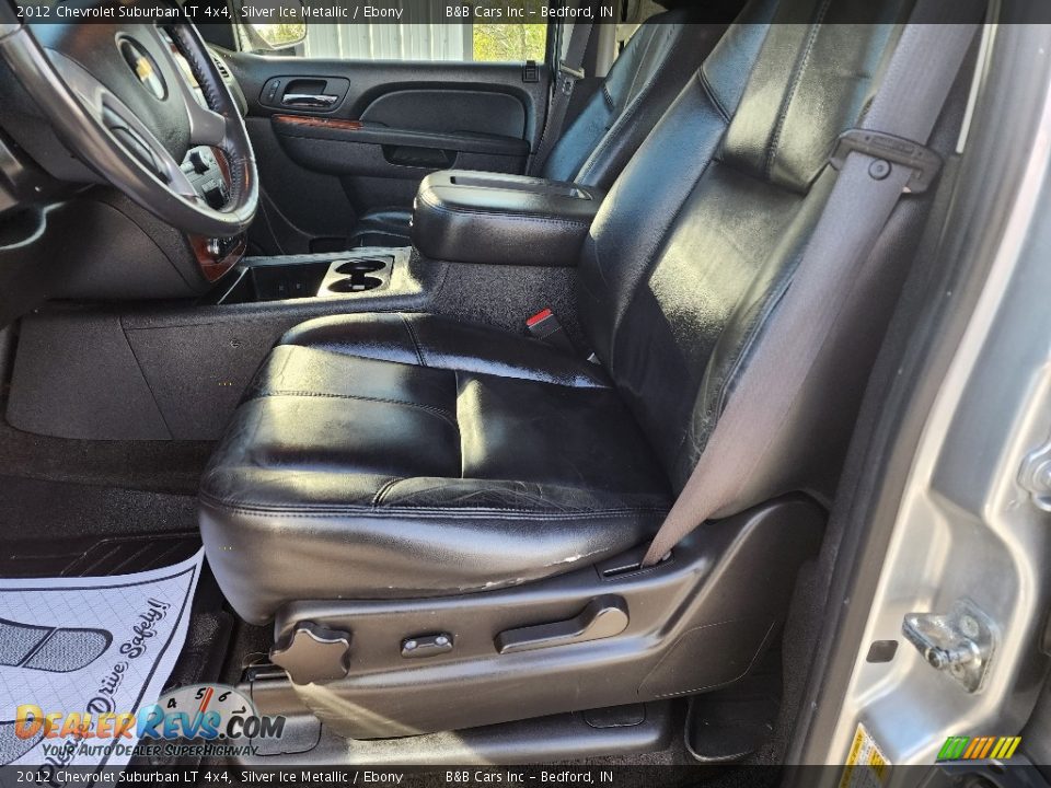 2012 Chevrolet Suburban LT 4x4 Silver Ice Metallic / Ebony Photo #10