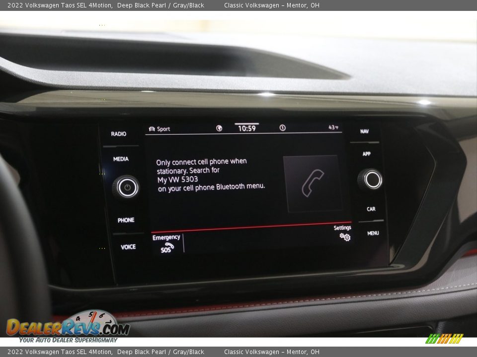 Controls of 2022 Volkswagen Taos SEL 4Motion Photo #11
