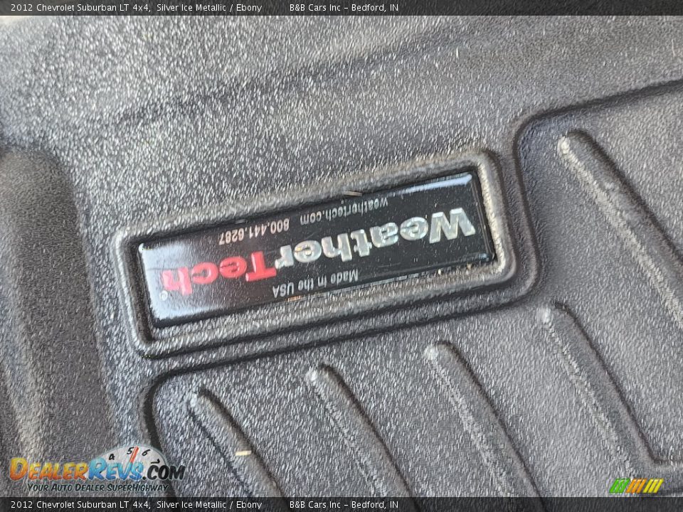 2012 Chevrolet Suburban LT 4x4 Silver Ice Metallic / Ebony Photo #11