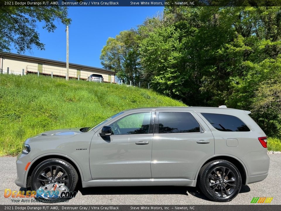 2021 Dodge Durango R/T AWD Destroyer Gray / Vitra Gray/Black Photo #1