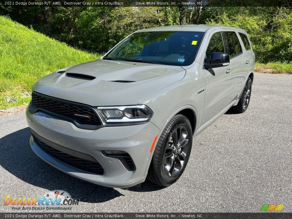 2021 Dodge Durango R/T AWD Destroyer Gray / Vitra Gray/Black Photo #3