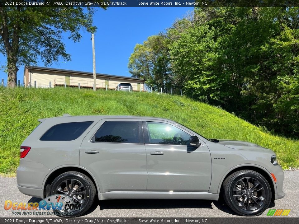 2021 Dodge Durango R/T AWD Destroyer Gray / Vitra Gray/Black Photo #6