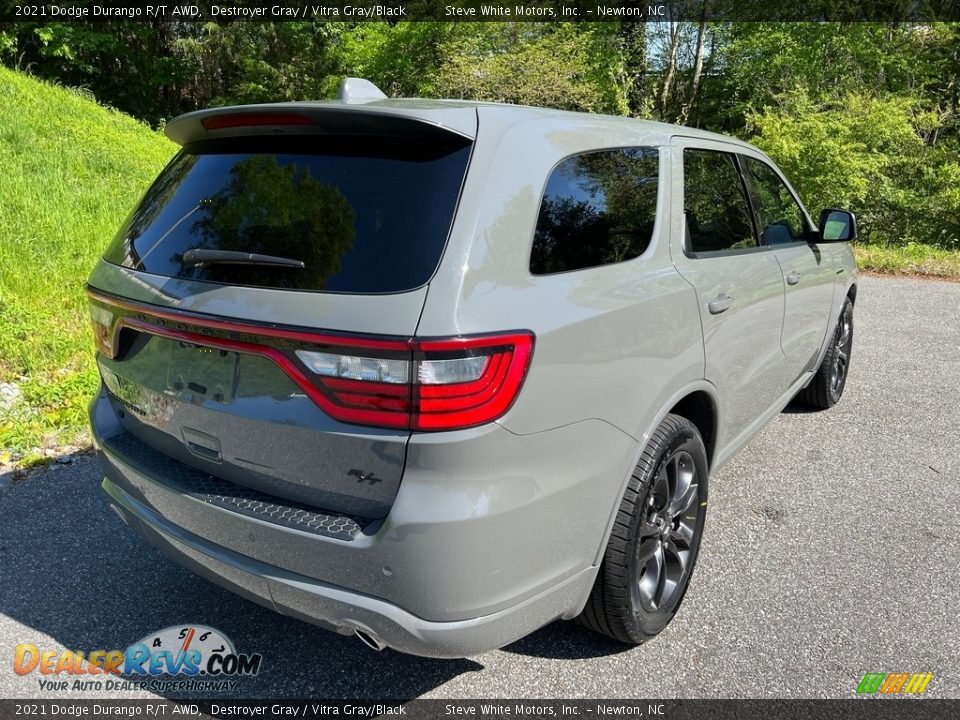 2021 Dodge Durango R/T AWD Destroyer Gray / Vitra Gray/Black Photo #7