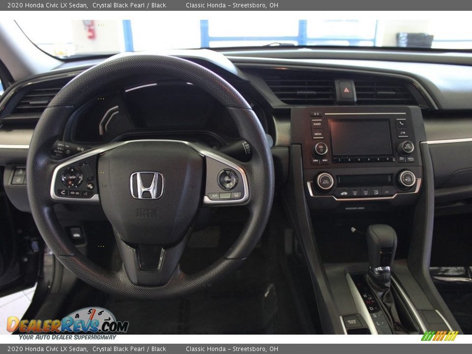 2020 Honda Civic LX Sedan Crystal Black Pearl / Black Photo #18