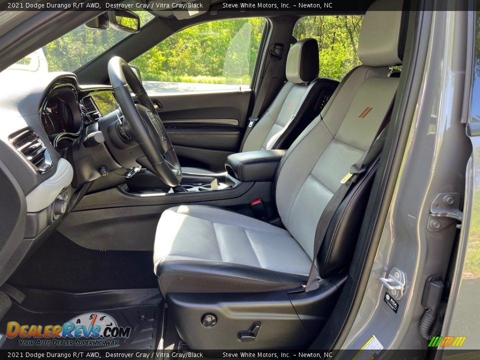 Vitra Gray/Black Interior - 2021 Dodge Durango R/T AWD Photo #11