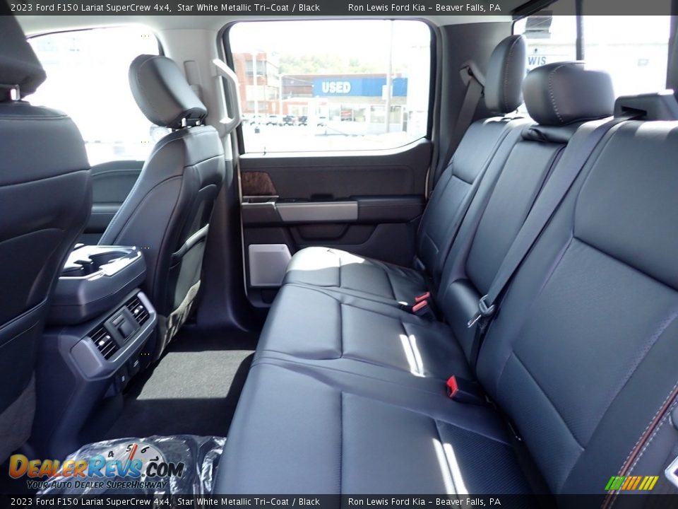 Rear Seat of 2023 Ford F150 Lariat SuperCrew 4x4 Photo #13