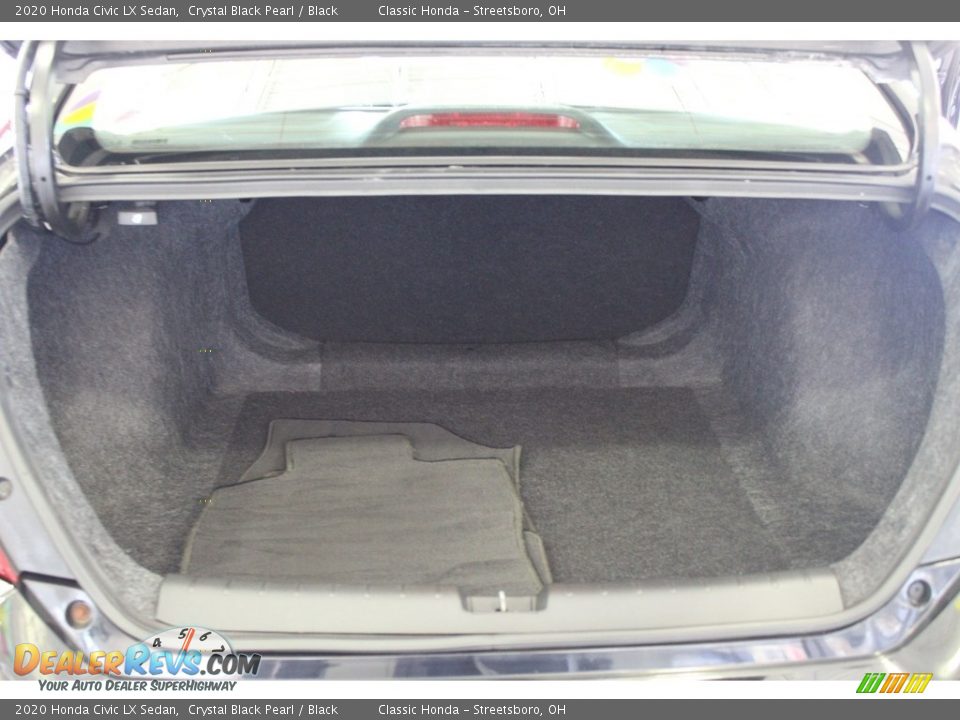 2020 Honda Civic LX Sedan Crystal Black Pearl / Black Photo #30