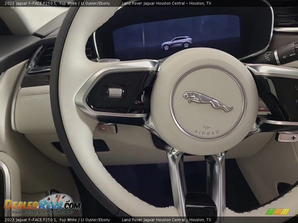 2023 Jaguar F-PACE P250 S Steering Wheel Photo #17