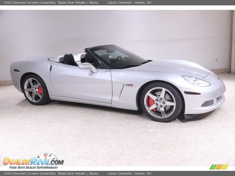 Blade Silver Metallic 2009 Chevrolet Corvette Convertible Photo #1