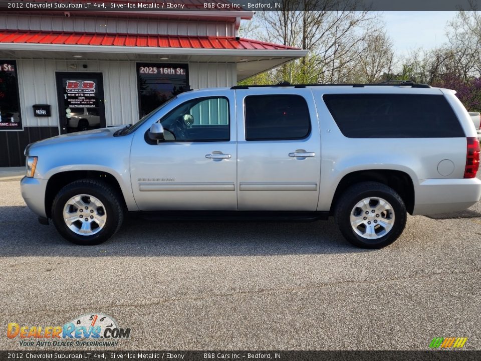 2012 Chevrolet Suburban LT 4x4 Silver Ice Metallic / Ebony Photo #32