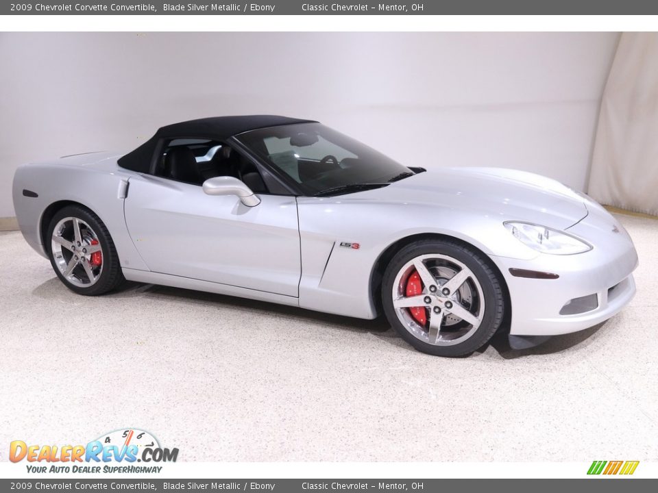 Blade Silver Metallic 2009 Chevrolet Corvette Convertible Photo #2