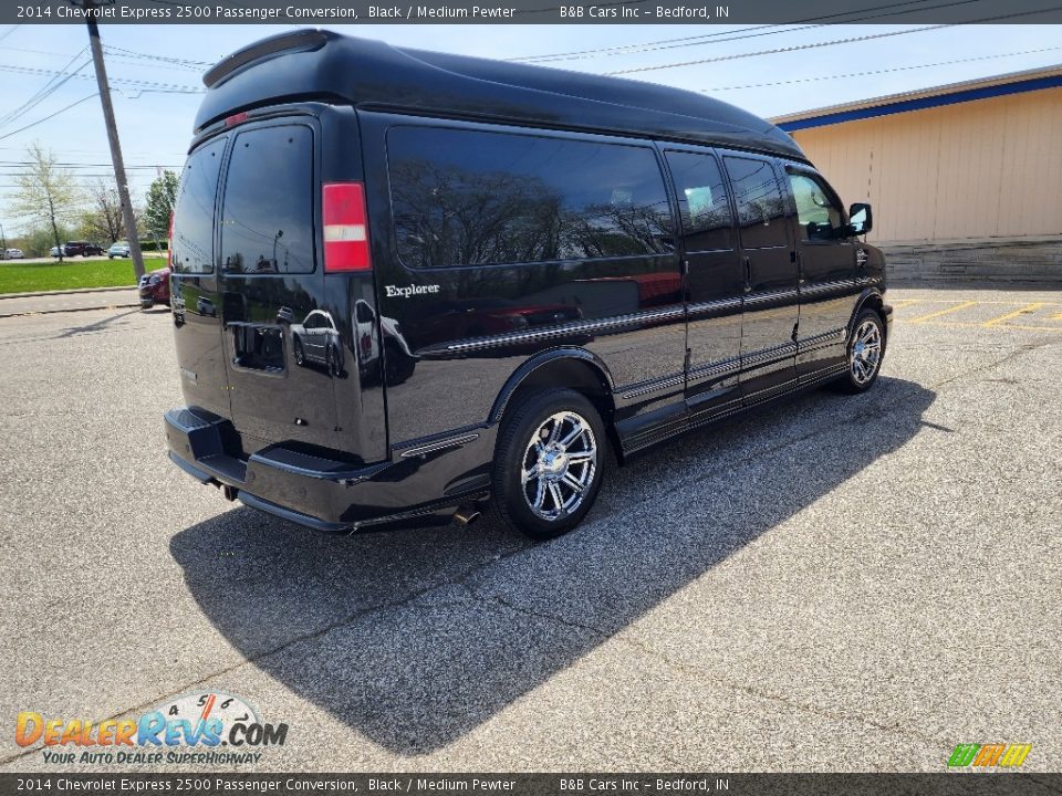 2014 Chevrolet Express 2500 Passenger Conversion Black / Medium Pewter Photo #4