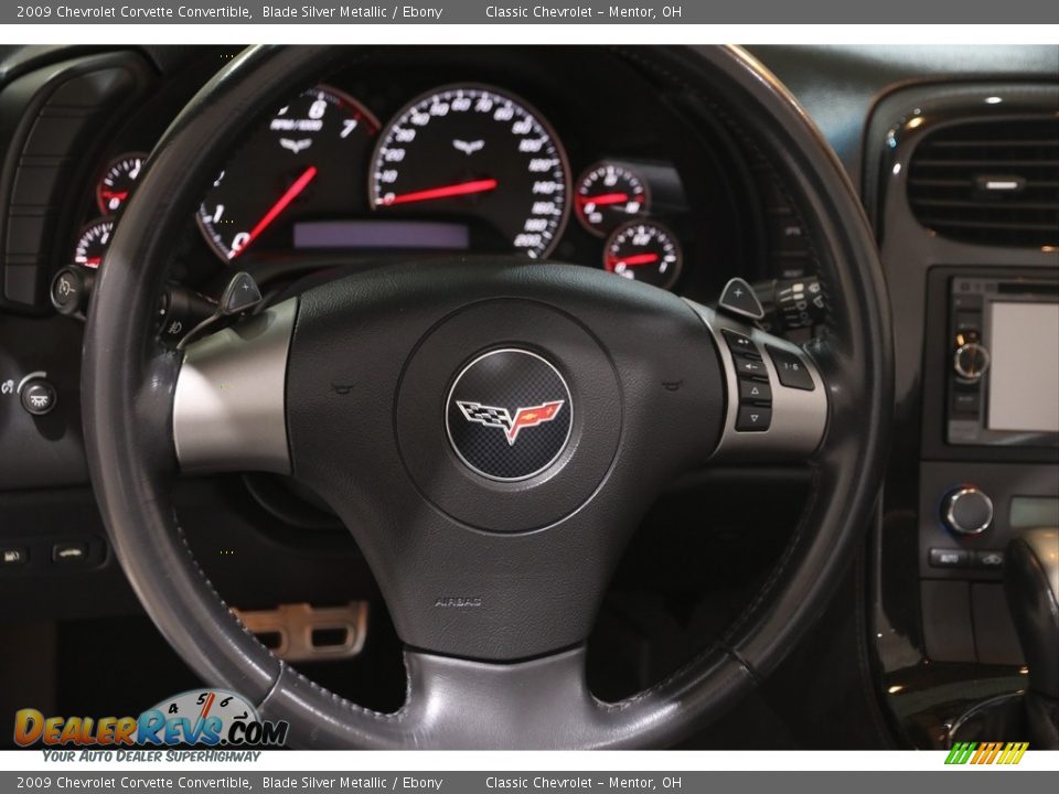 2009 Chevrolet Corvette Convertible Steering Wheel Photo #8