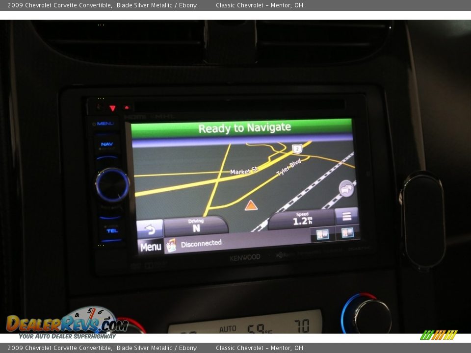 Navigation of 2009 Chevrolet Corvette Convertible Photo #11