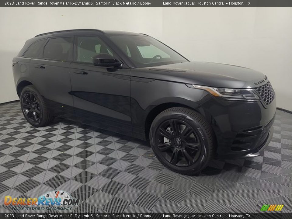 2023 Land Rover Range Rover Velar R-Dynamic S Santorini Black Metallic / Ebony Photo #12