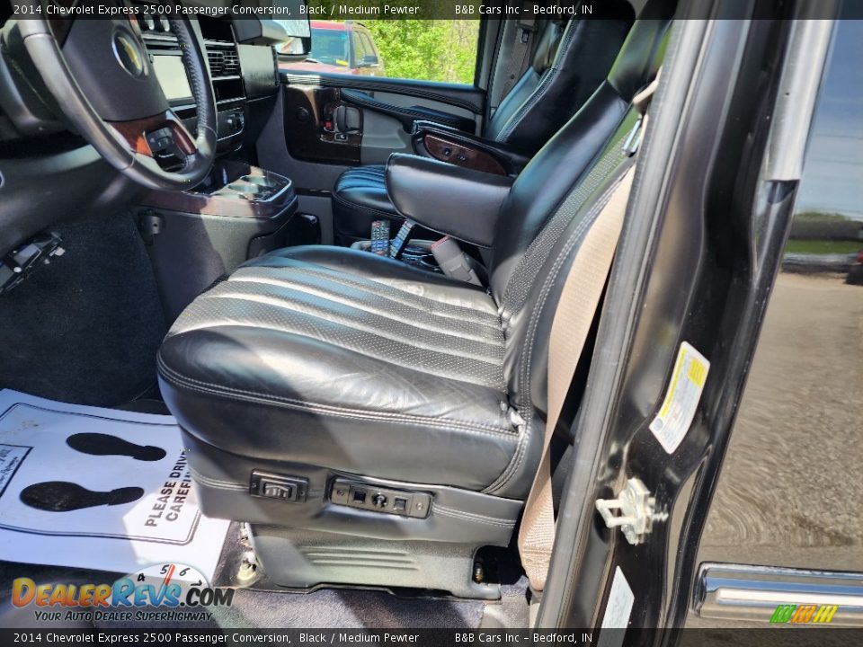 Front Seat of 2014 Chevrolet Express 2500 Passenger Conversion Photo #10