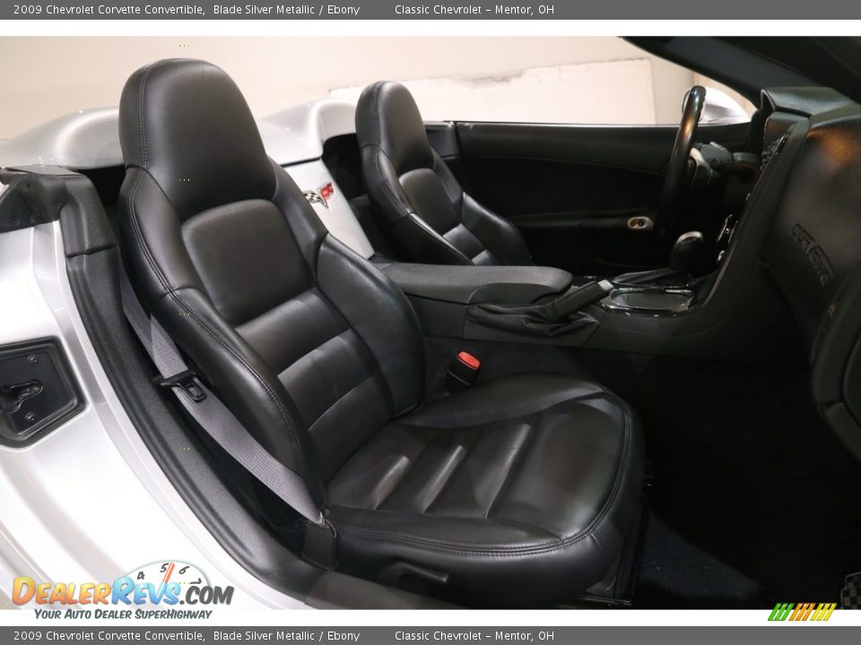 Front Seat of 2009 Chevrolet Corvette Convertible Photo #18