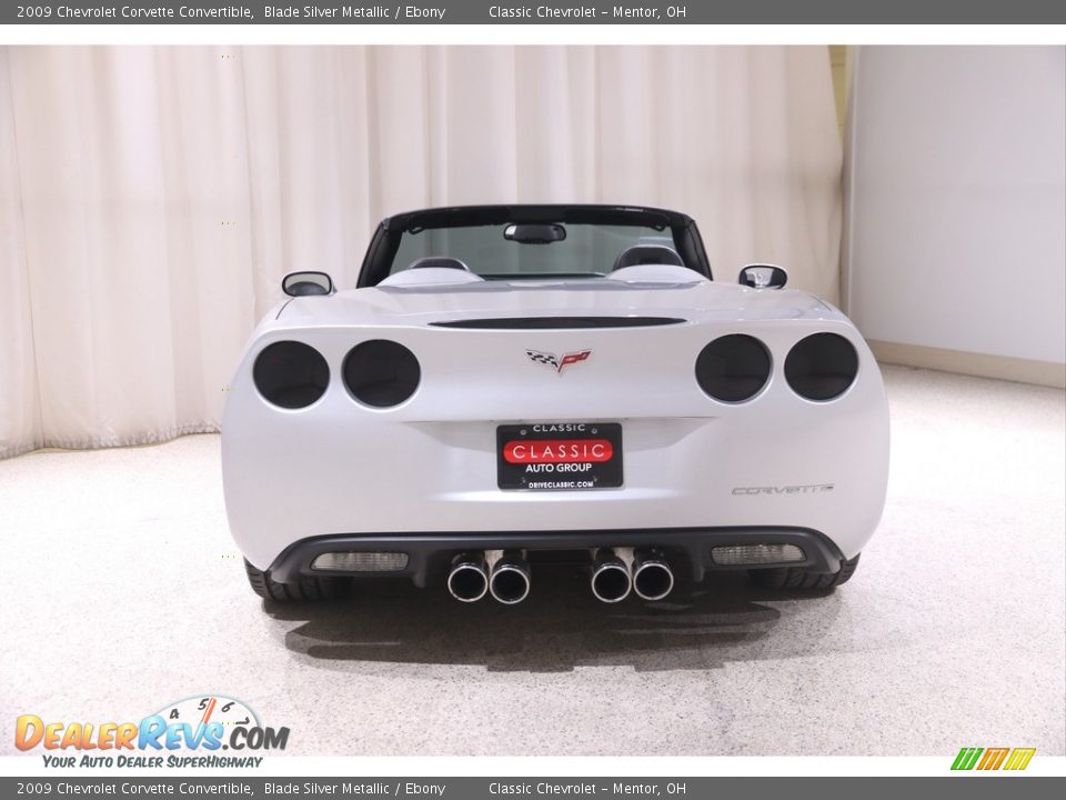 2009 Chevrolet Corvette Convertible Blade Silver Metallic / Ebony Photo #19